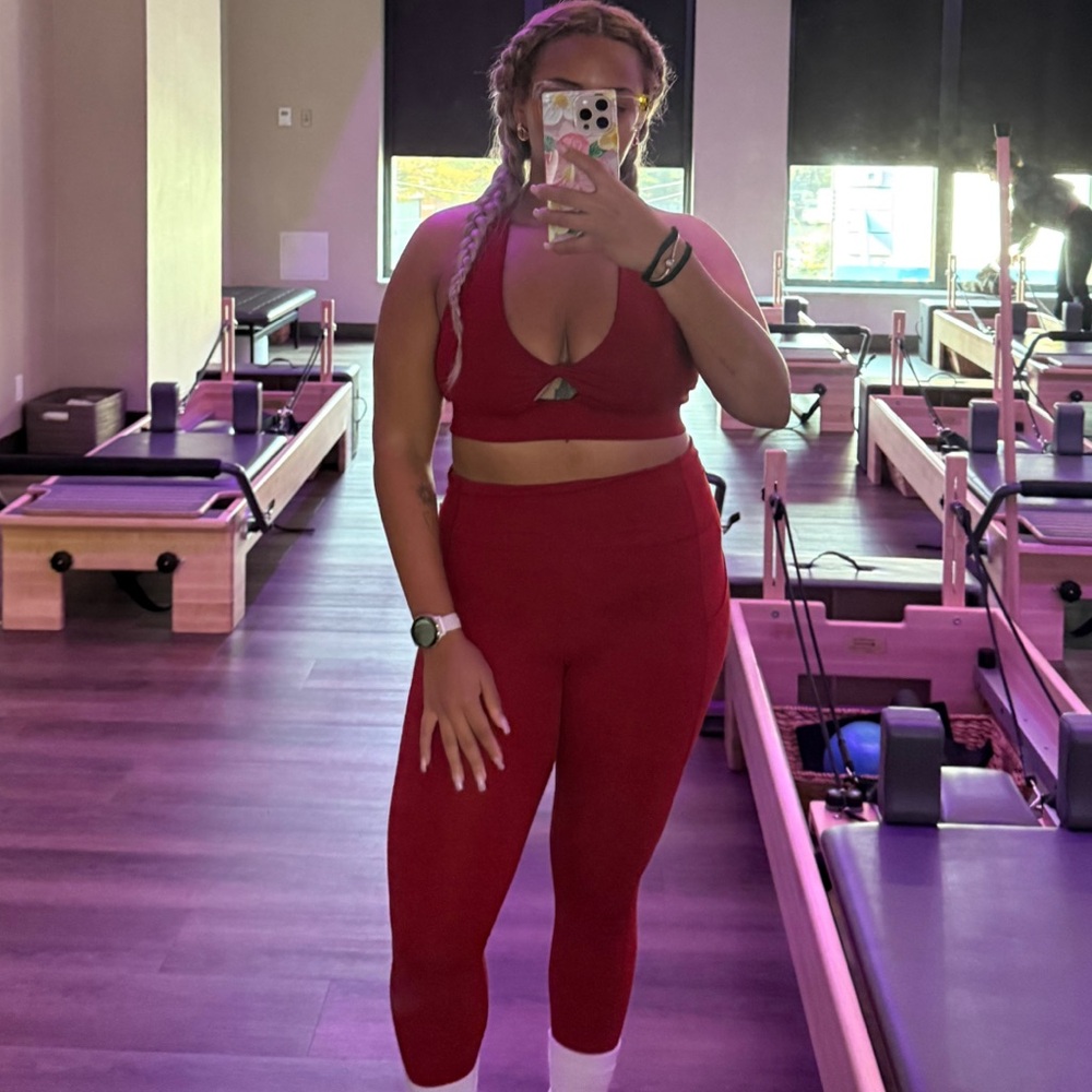 Fabletics Two-Piece Red Set - image 1